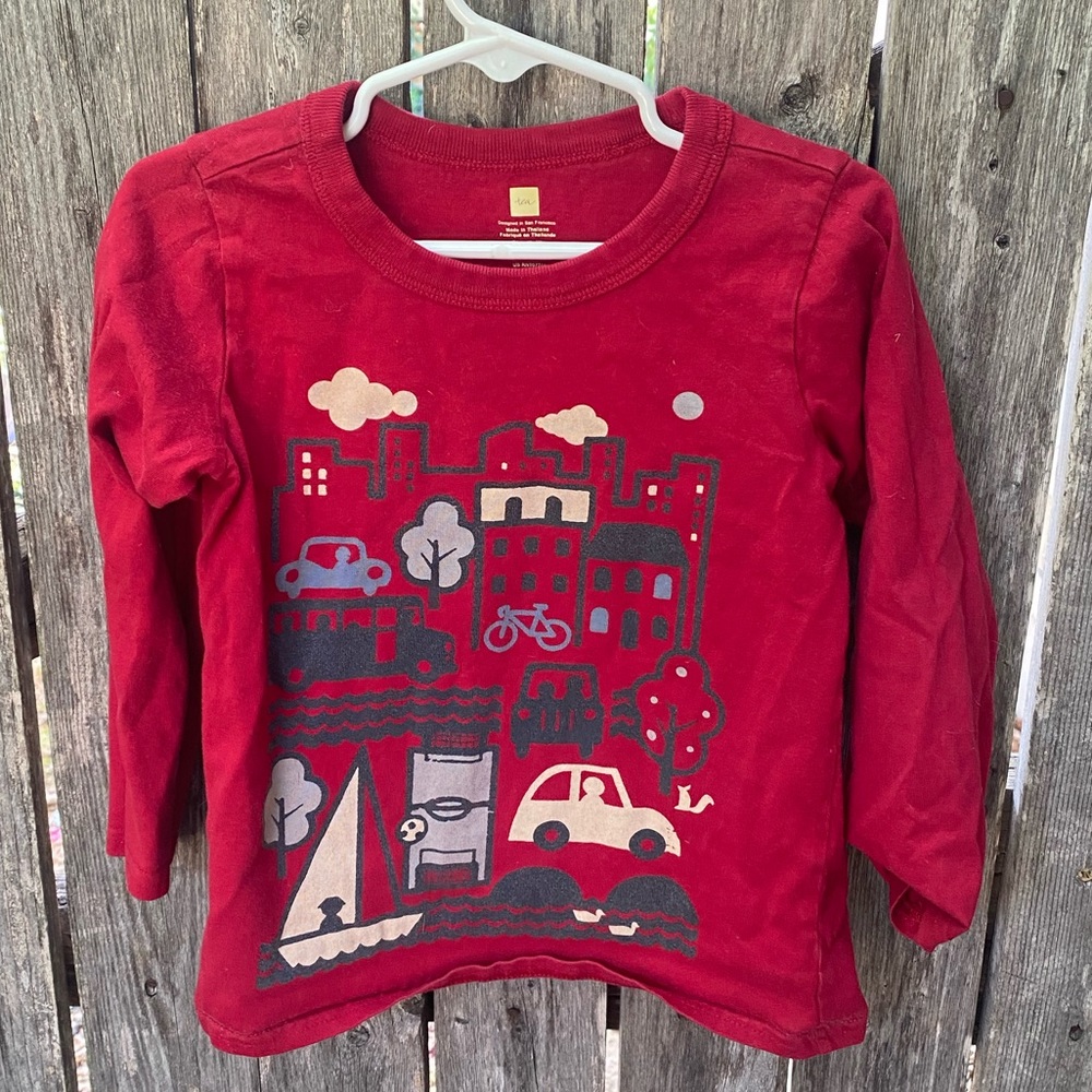 Tea long sleeved shirt size 4t